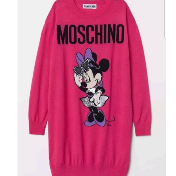 moschino mickey mouse sweater